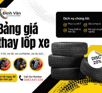 Bảng Giá Thay Lốp Xe Bình Dương
