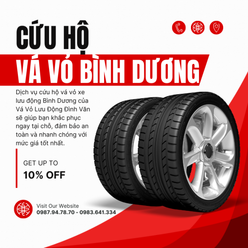 Cứu Hộ Vá Vỏ Xe Bình Dương