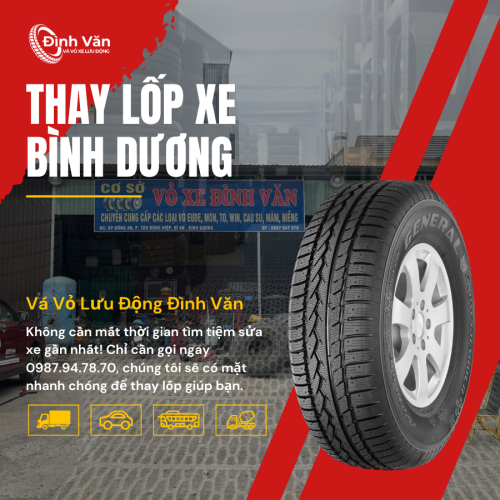 Thay Lốp Xe Lưu Động Bình Dương