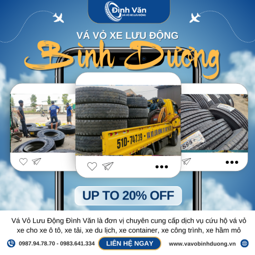 Vá Vỏ Xe Lưu Động Bình Dương