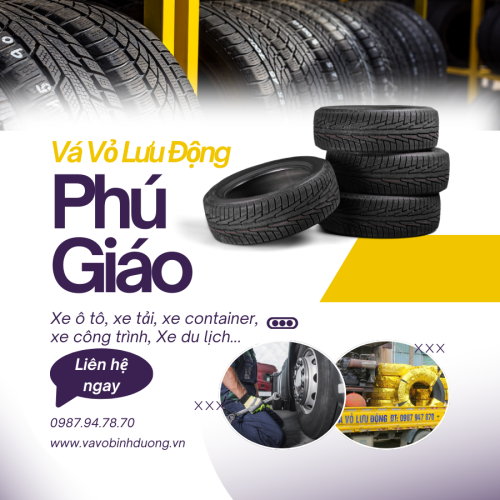 Vá Vỏ Xe Lưu Động Huyện Phú Giáo