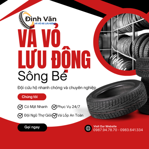 Vá Vỏ Xe Lưu Động Sông Bé