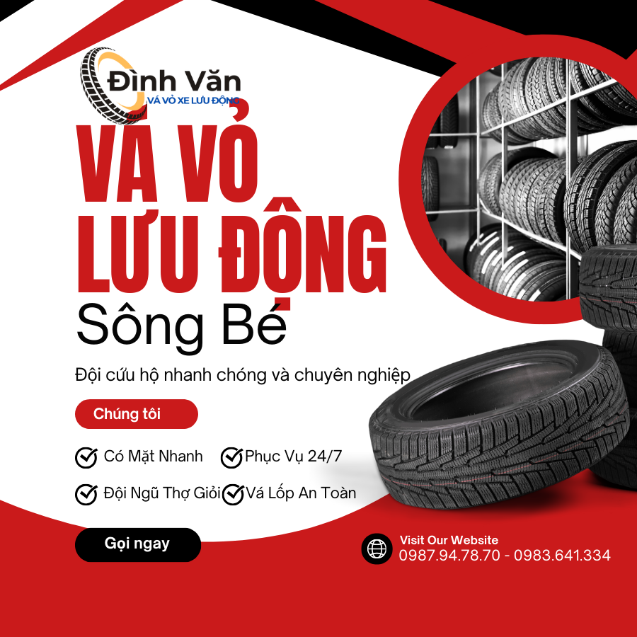 Vá Vỏ Xe Lưu Động Sông Bé
