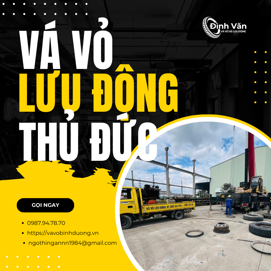 Dịch Vụ Vá Vỏ Xe Lưu Động Thủ Đức