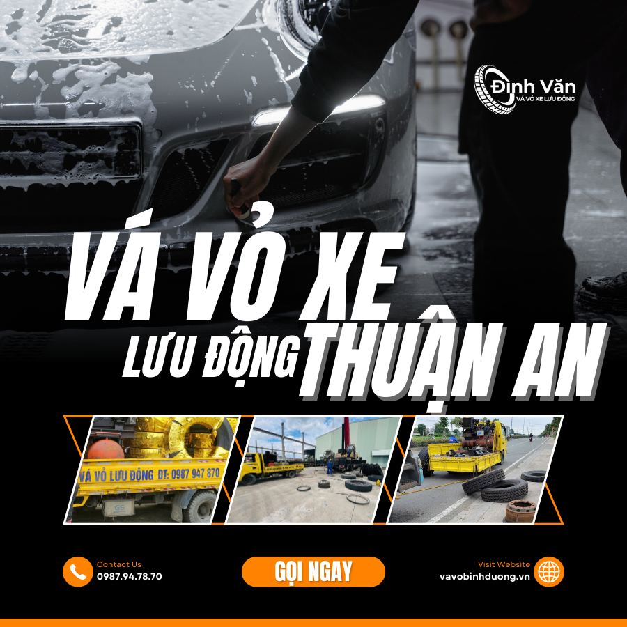 Vá Vỏ Xe Lưu Động Thành Phố Thuận An